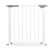 Baby Gate Amplirate, ajustável, fechamento automático, extra alto, branco