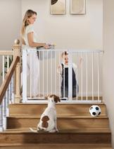 Baby Gate COMOMY 76 cm de altura 75-117 cm de largura Fechamento automático
