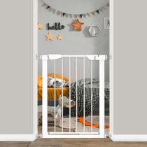 Baby Gate Fairy Baby 23-26" de largura montado sob pressão branco