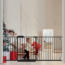 Baby Gate Flower Frail Extra Wide 182-194 cm preto