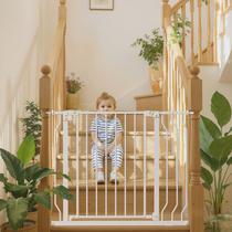 Baby Gate Mutak 74-122 cm, fechamento automático, montado sob pressão, branco