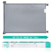 Baby Gate ProBebi retrátil para escadas de 72 cm de largura e 34 cm de altura