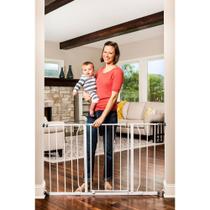 Baby Gate Regalo Easy Open 120 cm Super Wide Walk Thru branco