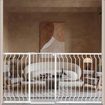 Baby Gate WAOWAO Extra Tall 103 cm de largura 146-189 cm de metal branco