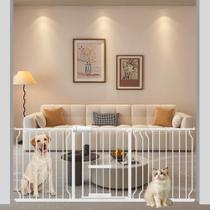 Baby Gate WAOWAO Extra Wide Metal de montagem sob pressão de 157-182 cm