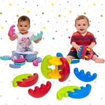 Baby Gomos Brinquedo Didático/ Montar Colorido - MERCOTOYS- Brinquedos Educativos