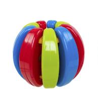 Baby Gomos verde, azul e vermelha -Mercotoys - brinquedo bola gomos educativo para bebê - Merco Toys