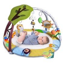 Baby Gym Play Mat Lupantte com 9 brinquedos para desenvolvimento sensorial