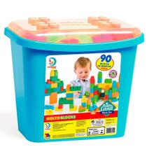 Baby land block box 90 blocos menino cardoso