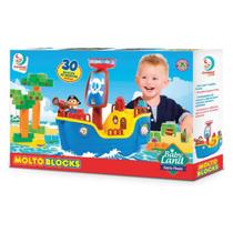 Baby Land Navio Pirata com 30 Blocos - Cardoso Toys - 7896484180023
