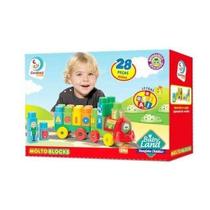 Baby land trenzinho didático - 28 pçs - cardoso toys