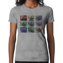 Baby Look 80's Cassette Tapes - Foca na Moda