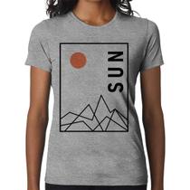 Baby Look Abstract Sun - Foca na Moda Baby Look Abstract Sun - Foca na Moda