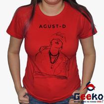 Baby Look Agust D 100% Algodão - BTS - Suga - K-pop - Army - Blusa Feminina - Geeko