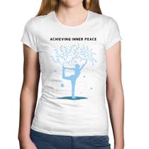 Baby Look Algodão Achieving Inner Peace - Foca na Moda