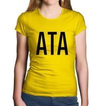 Baby Look Algodão ATA - Foca na Moda