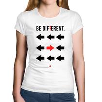 Baby Look Algodão Be Different - Foca na Moda