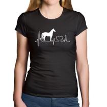 Baby Look Algodão Cavalo Batimentos Cardíacos - Foca na Moda