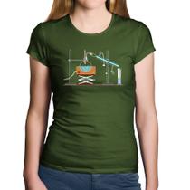 Baby Look Algodão Destilação Química - Foca na Moda