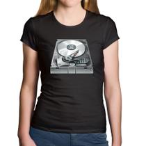 Baby Look Algodão Disco Rígido HD - Foca na Moda