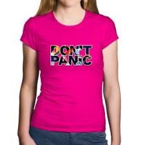 Baby Look Algodão Don't panic - Foca na Moda