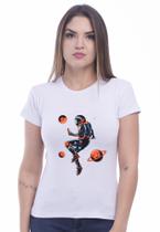 Baby Look Algodão Estampa Astronalta T-shirt