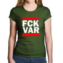 Baby Look Algodão F*CK VAR - Foca na Moda