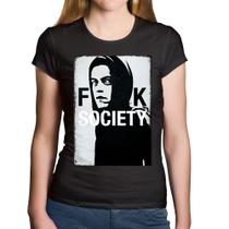 Baby Look Algodão F**k Society Eliot - Foca na Moda