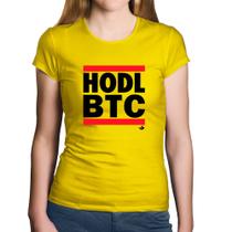 Baby Look Algodão Hodl BTC - Foca na Moda