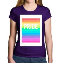Baby Look Algodão LGBT Pride - Arco-íris Orgulho - Foca na Moda