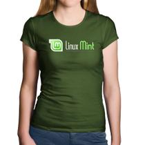 Baby Look Algodão Linux Mint - Foca na Moda