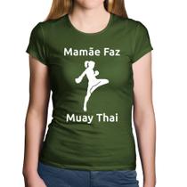 Baby Look Algodão Mamãe Faz Muay Thai - Foca na Moda