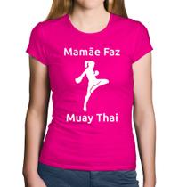 Baby Look Algodão Mamãe Faz Muay Thai - Foca na Moda