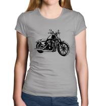 Baby Look Algodão Moto Sportster XL 883 Iron Art - Foca na Moda