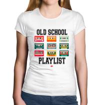 Baby Look Algodão Old School Playlist - Foca na Moda