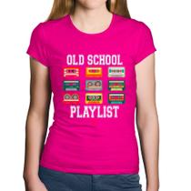 Baby Look Algodão Old School Playlist - Foca na Moda