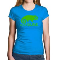 Baby Look Algodão openSUSE Linux Logo - Foca na Moda
