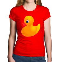 Baby Look Algodão Patinho de Borracha - Foca na Moda