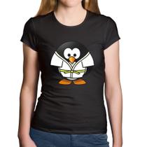 Baby Look Algodão Pinguim Judô - Foca na Moda