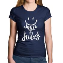 Baby Look Algodão Smile, It's Friday! - Foca na Moda