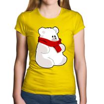 Baby Look Algodão Urso Polar - Foca na Moda