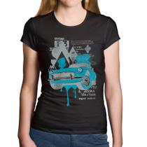 Baby Look Algodão Vintage Classic Car Painting - Foca na Moda