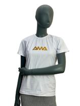 Baby Look Ama Sport Branco/ Dourado Kronos White