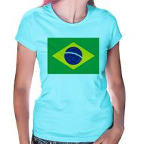 Baby Look Bandeira Brasil - Foca na Moda