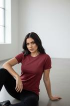 Baby look basica premium bordo