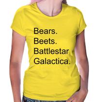 Baby Look Bears. Beets. Battlestar Galactica. - Foca na Moda