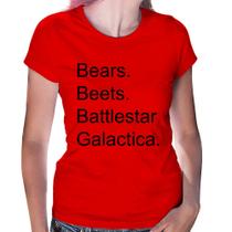 Baby Look Bears. Beets. Battlestar Galactica. - Foca na Moda