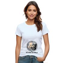 Baby Look Bebê Na Barriga Tal Mãe Tal Filho Personalizada Feminina Adulto Algodão com Poliéster