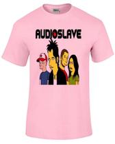 Baby look blusa feminina ou Camiseta audioslave simpsons banda rock Baby look blusa feminina ou Camiseta audioslave simpsons banda rock