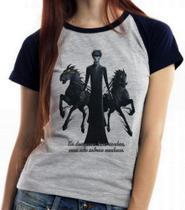 Baby look blusa feminina ou Camiseta unissex A Origem dos Guardiões Breu